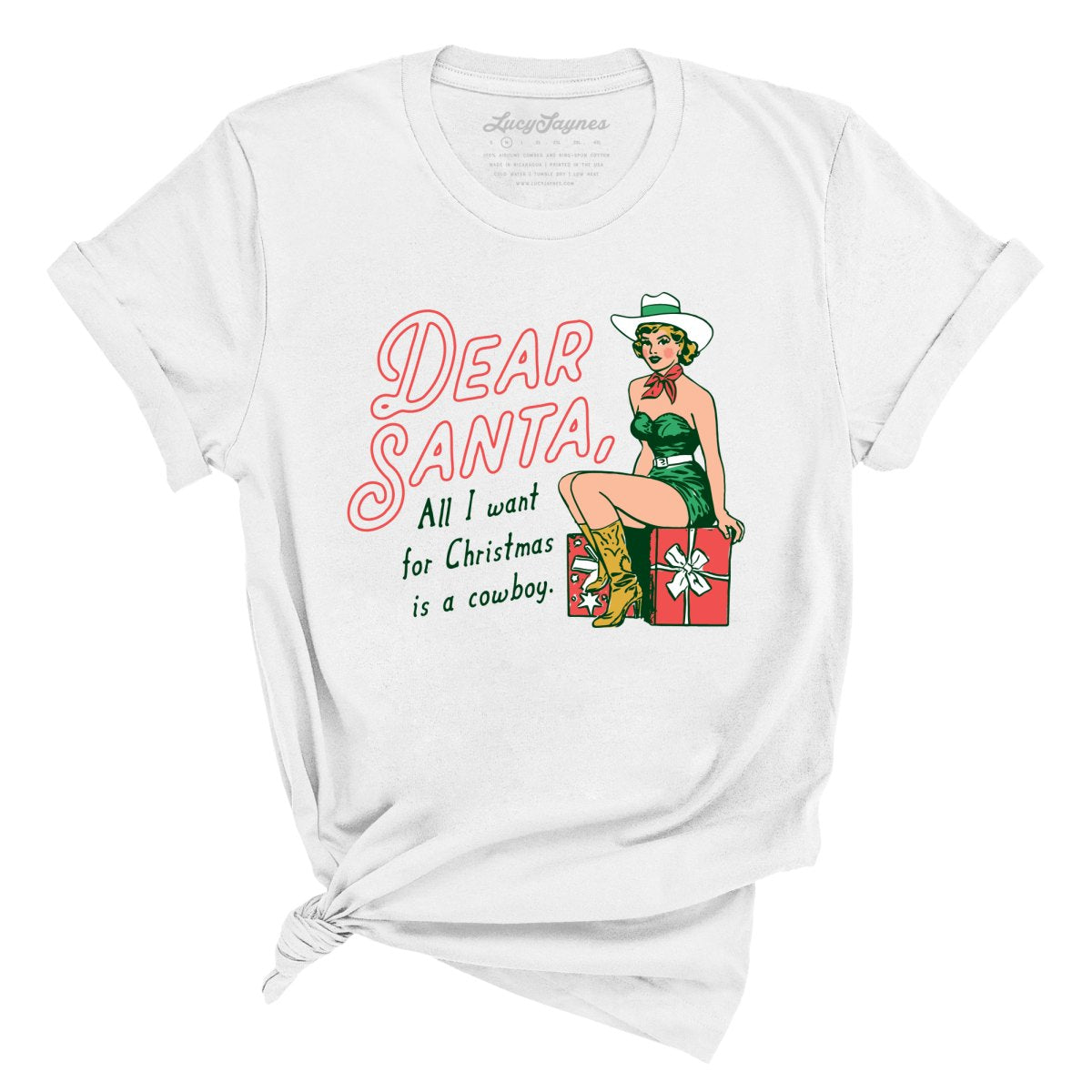 Dear Santa Cowboy Tee