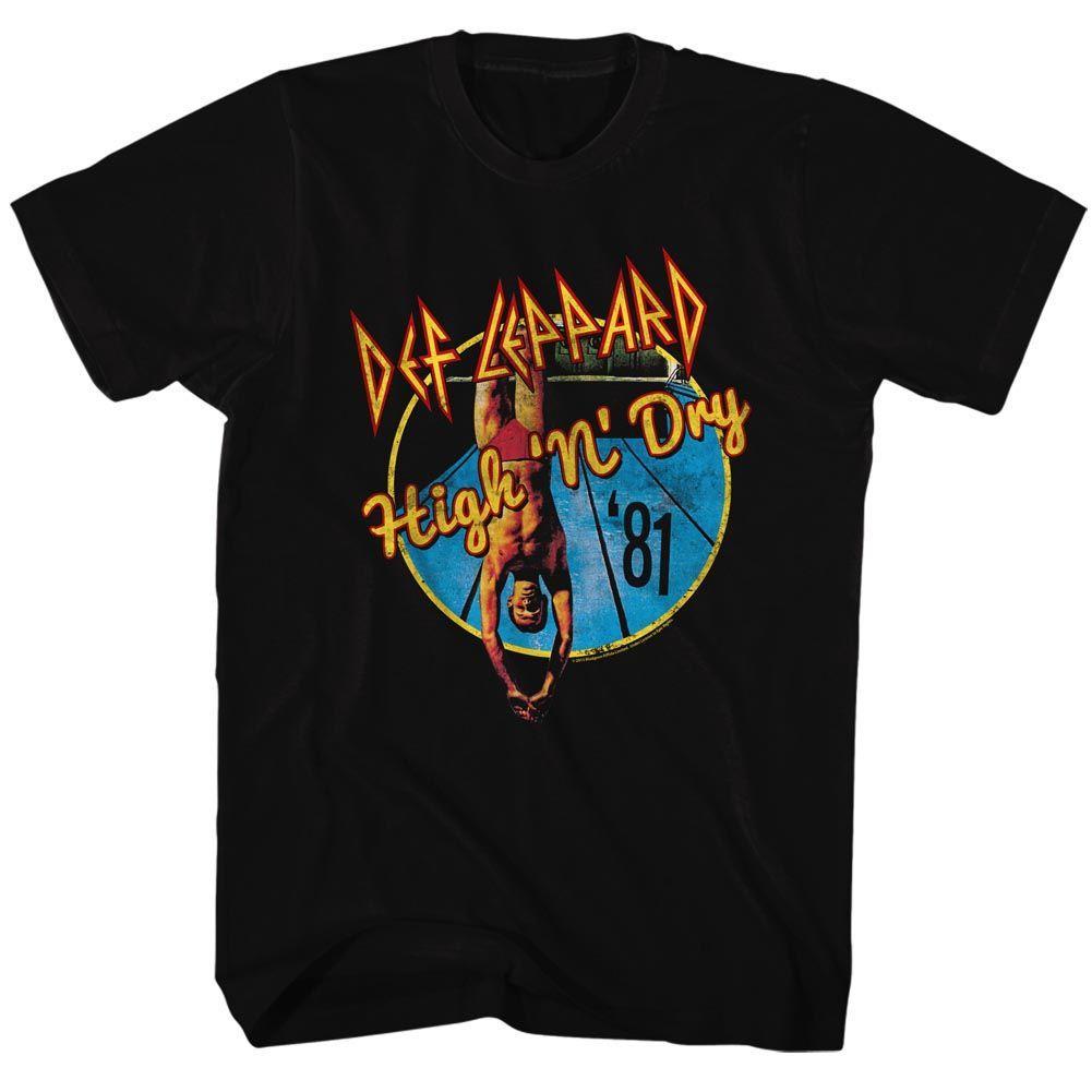 Def Leppard High 'N' Dry Boyfriend Tee
