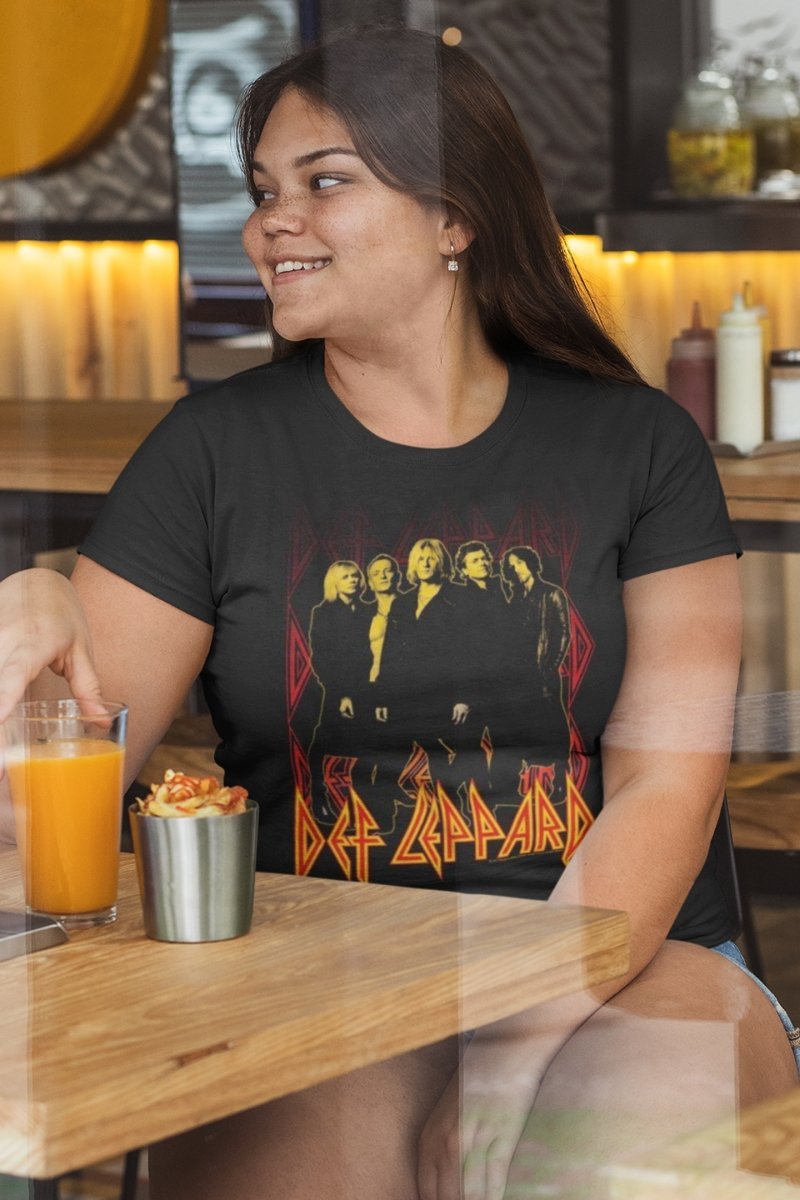 Def Leppard Onfire Boyfriend Tee