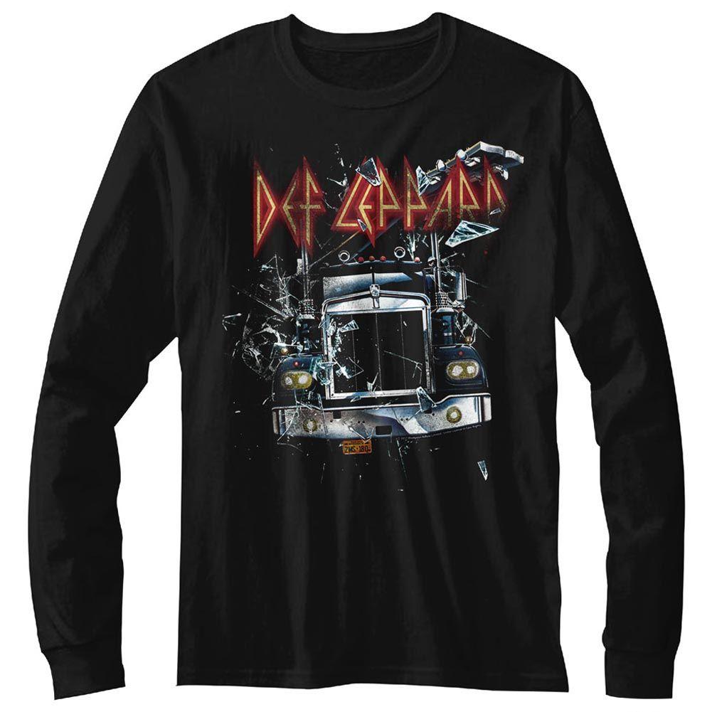 Def Leppard Onthroughttheglass Long Sleeve Boyfriend Tee