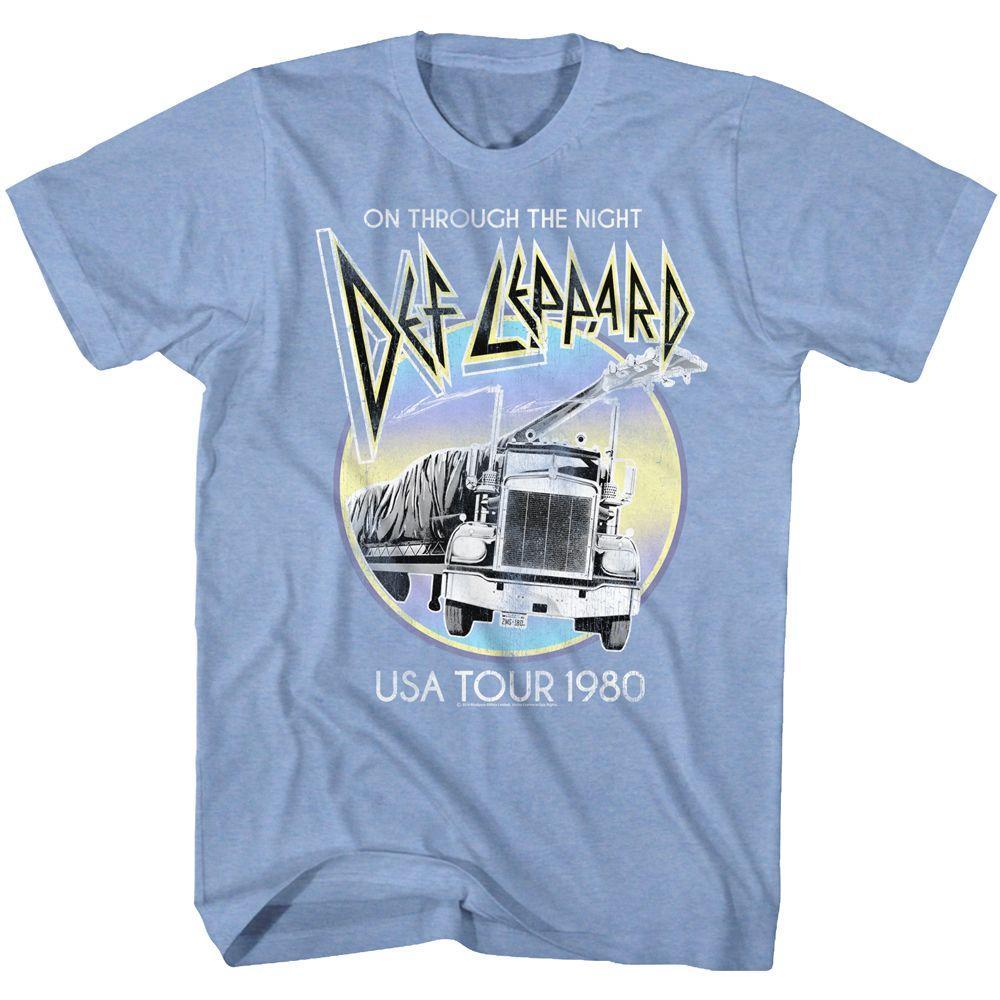 Def Leppard Pastel Night Boyfriend Tee
