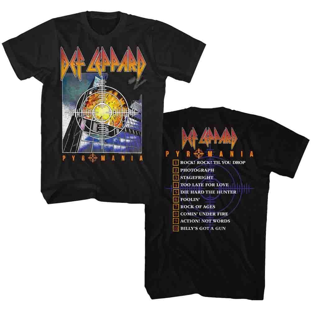 Def Leppard Pyro Album Big and Tall T-Shirt