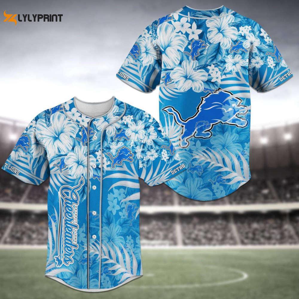Detroit Lions Baseball Jersey Personalized 2023 Gift for Men Women - lylyprint.com