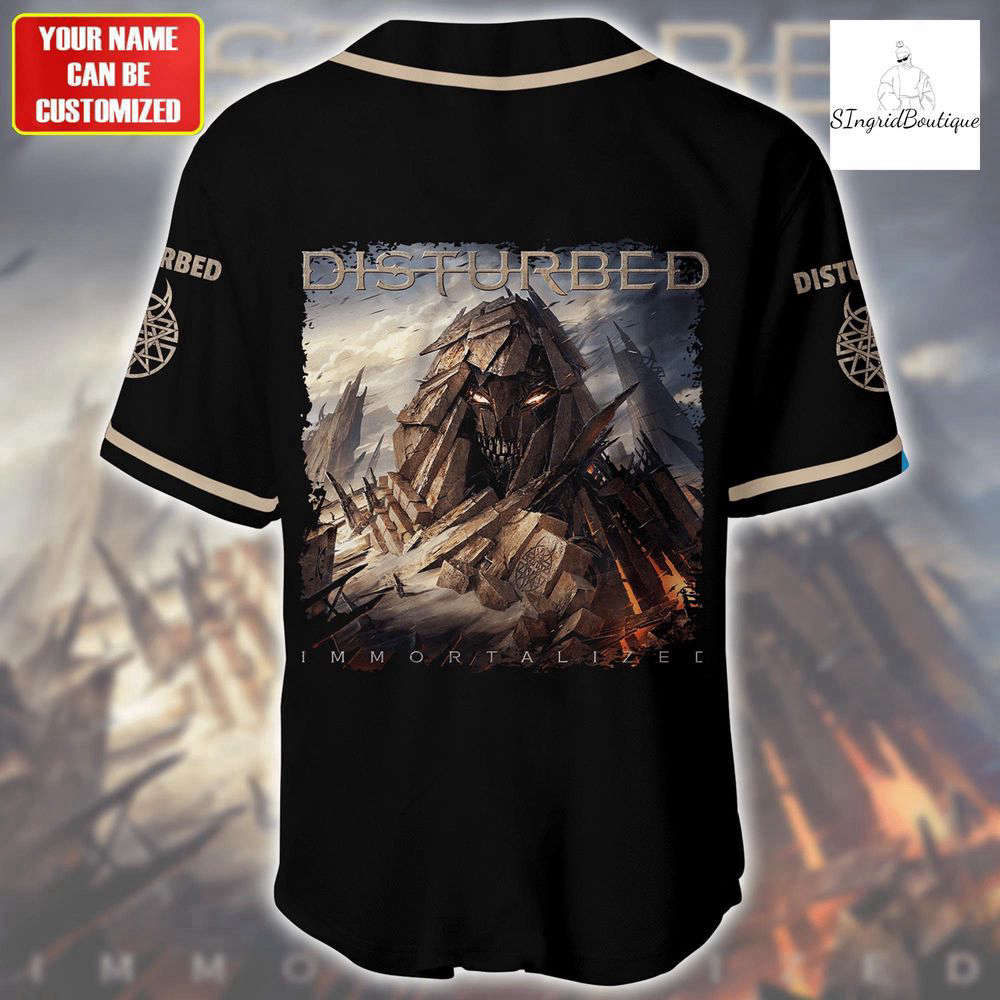 Disturbed Jersey Shirt, Personalized Disturbed Baseball Jersey For Men Women - lylyprint.com