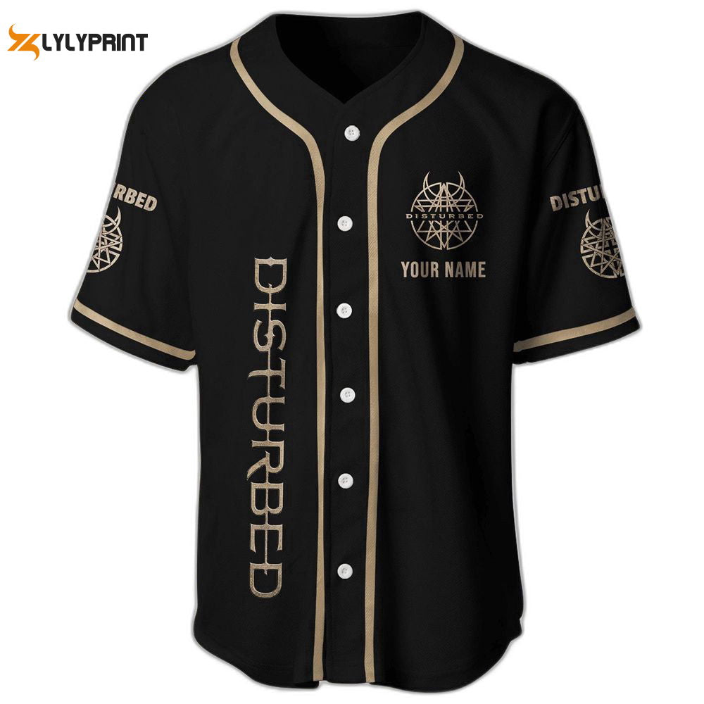 Disturbed Jersey Shirt, Personalized Disturbed Baseball Jersey For Men Women - lylyprint.com
