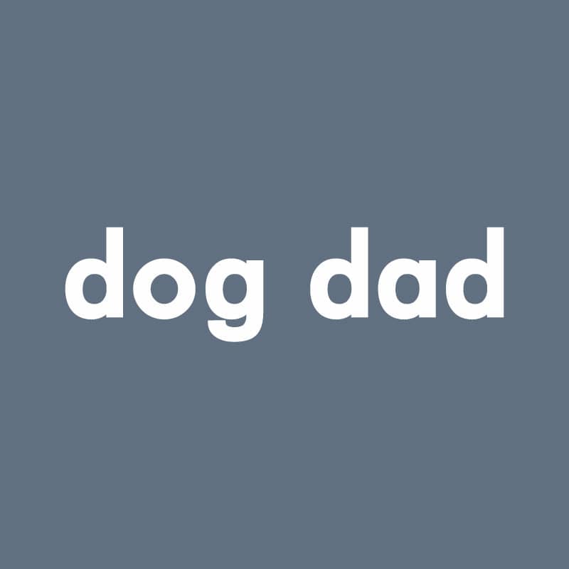 Dog Dad - Embroidered Crewneck Sweatshirt