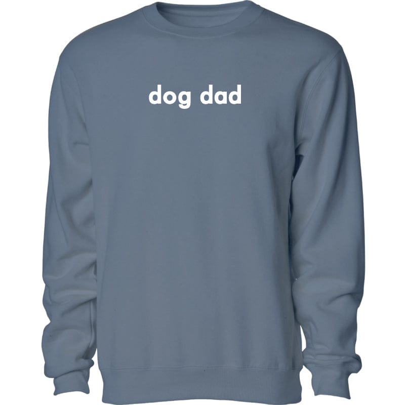 Dog Dad - Embroidered Crewneck Sweatshirt