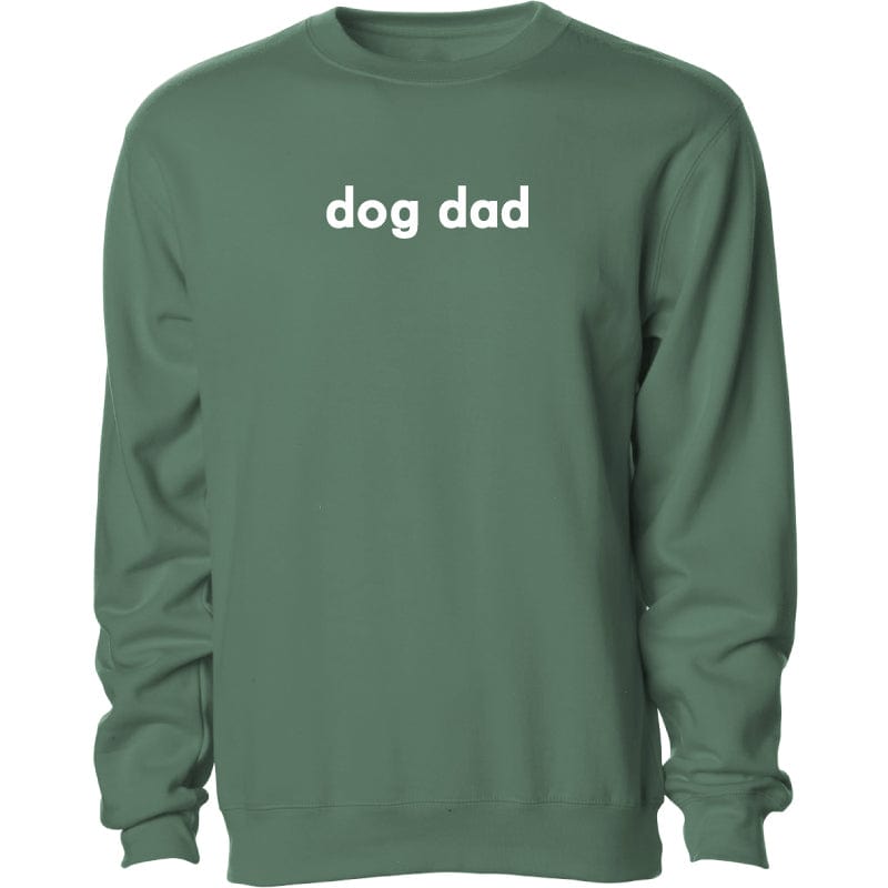 Dog Dad - Embroidered Crewneck Sweatshirt