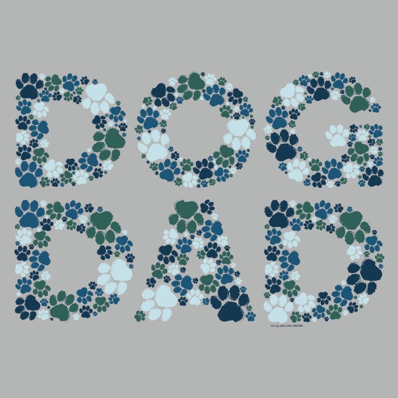 Dog Dad Paw - Lightweight Tee