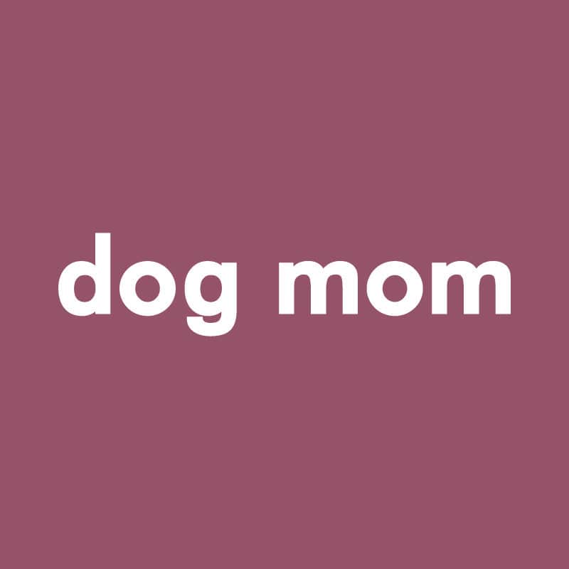 Dog Mom - Embroidered Crewneck Sweatshirt