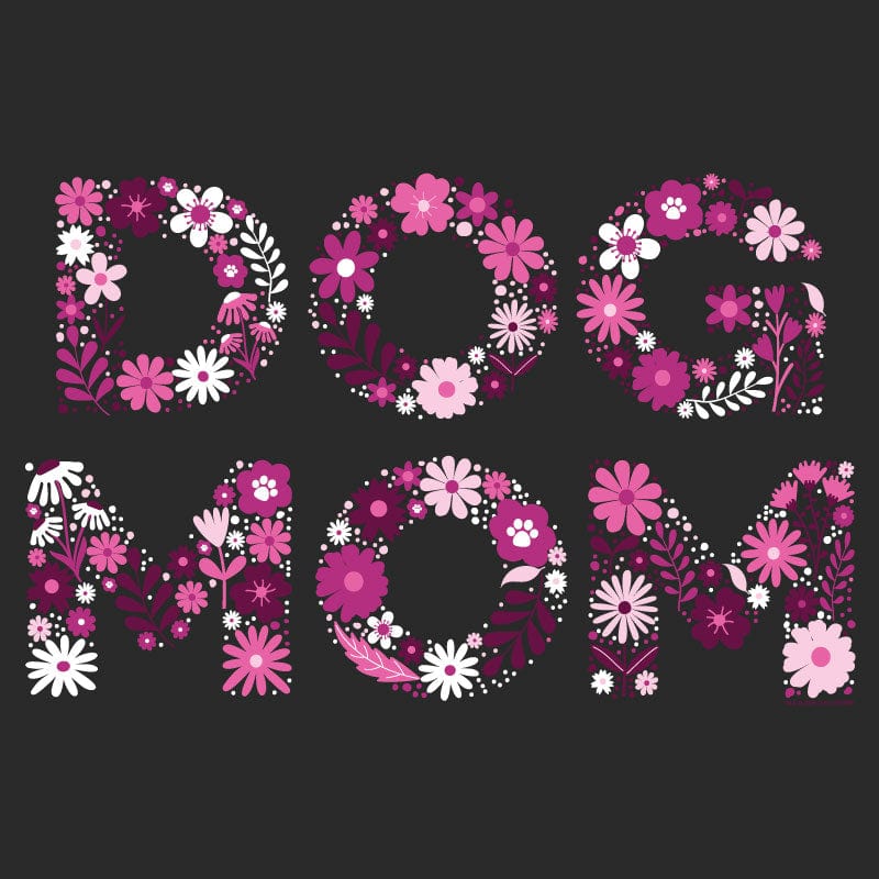 Dog Mom Flowers  - Ladies Night T-Shirt