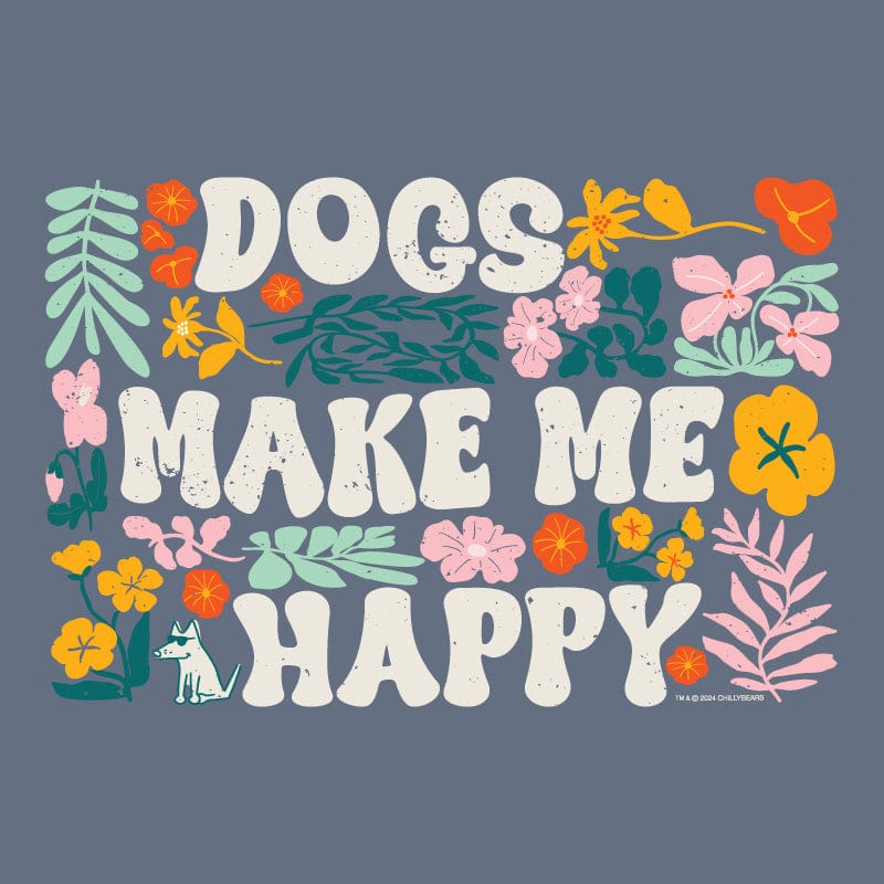 Dogs Make Me Happy - Sweatshirt Pullover Hoodie