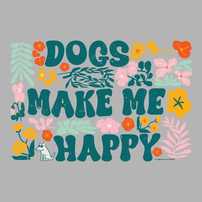 Dogs Make Me Happy - Lightweight Tee