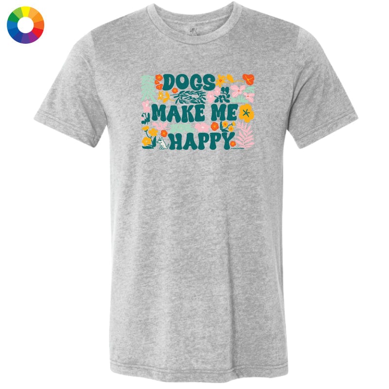 Dogs Make Me Happy - Lightweight Tee