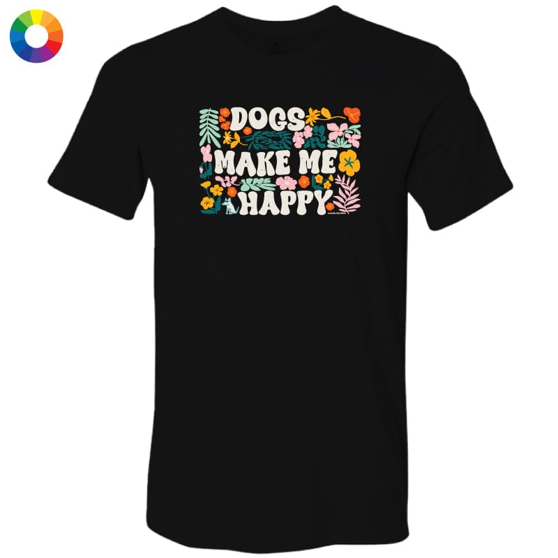 Dogs Make Me Happy - Lightweight Tee