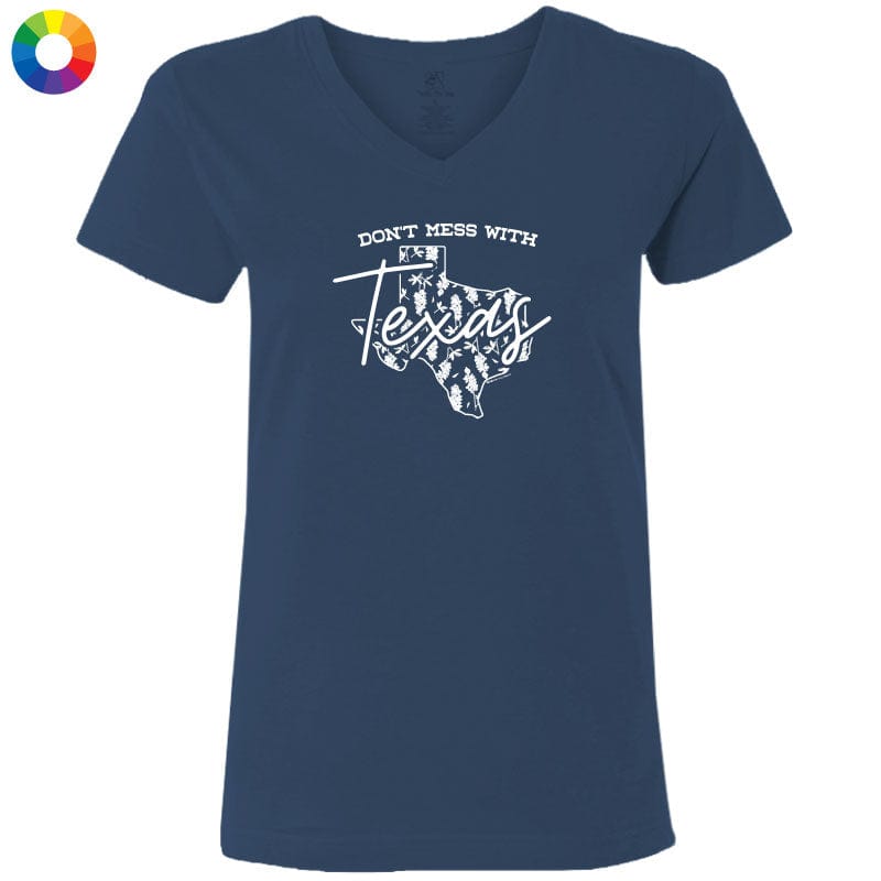 Dont Mess With Texas - Ladies T-Shirt V-Neck