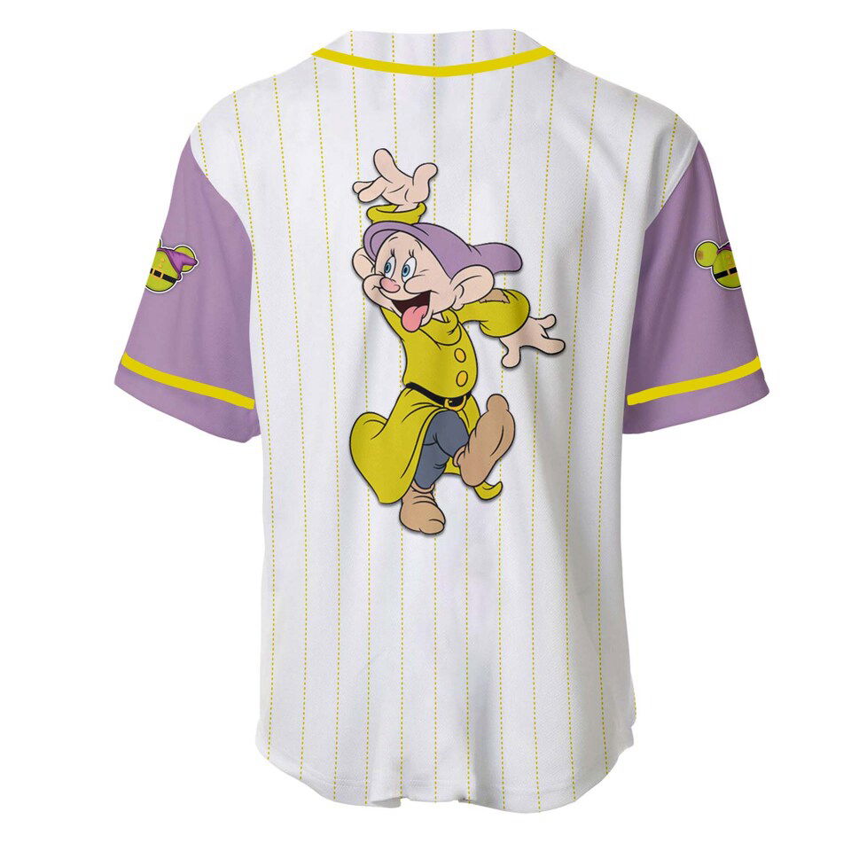 Dopey Dwarf Baseball Jersey - lylyprint.com