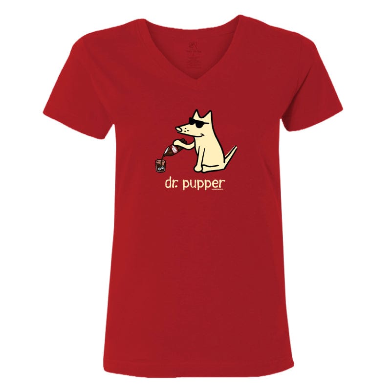 Dr. Pupper - Ladies T-Shirt V-Neck
