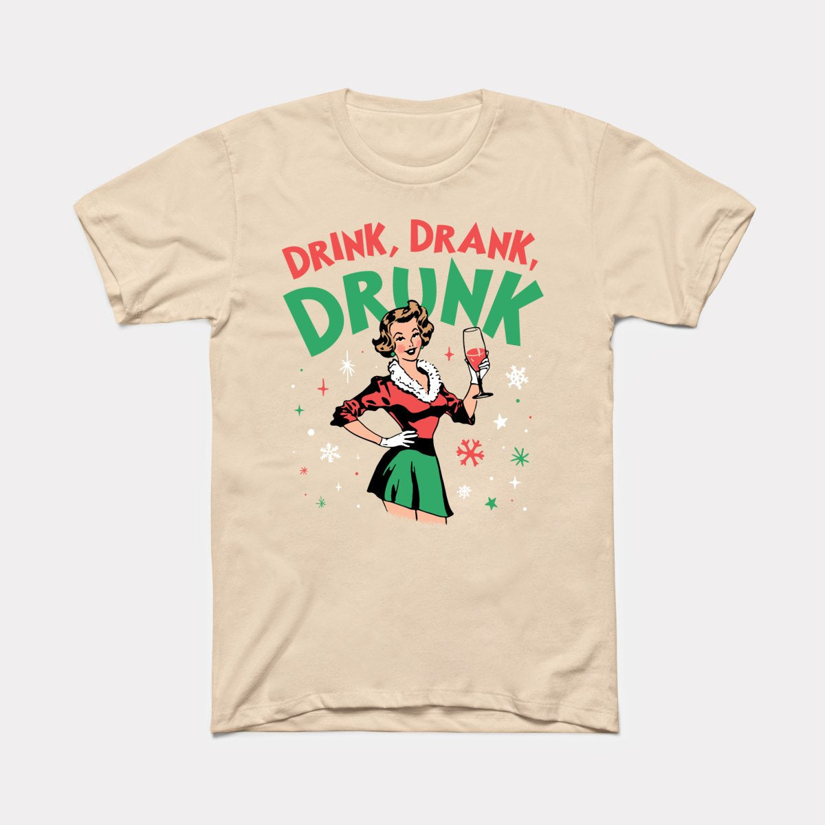 Drink Drank Drunk Adult Unisex Tee