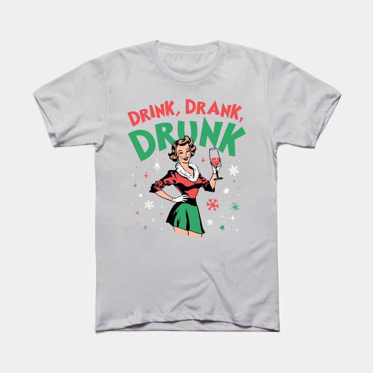 Drink Drank Drunk Adult Unisex Tee