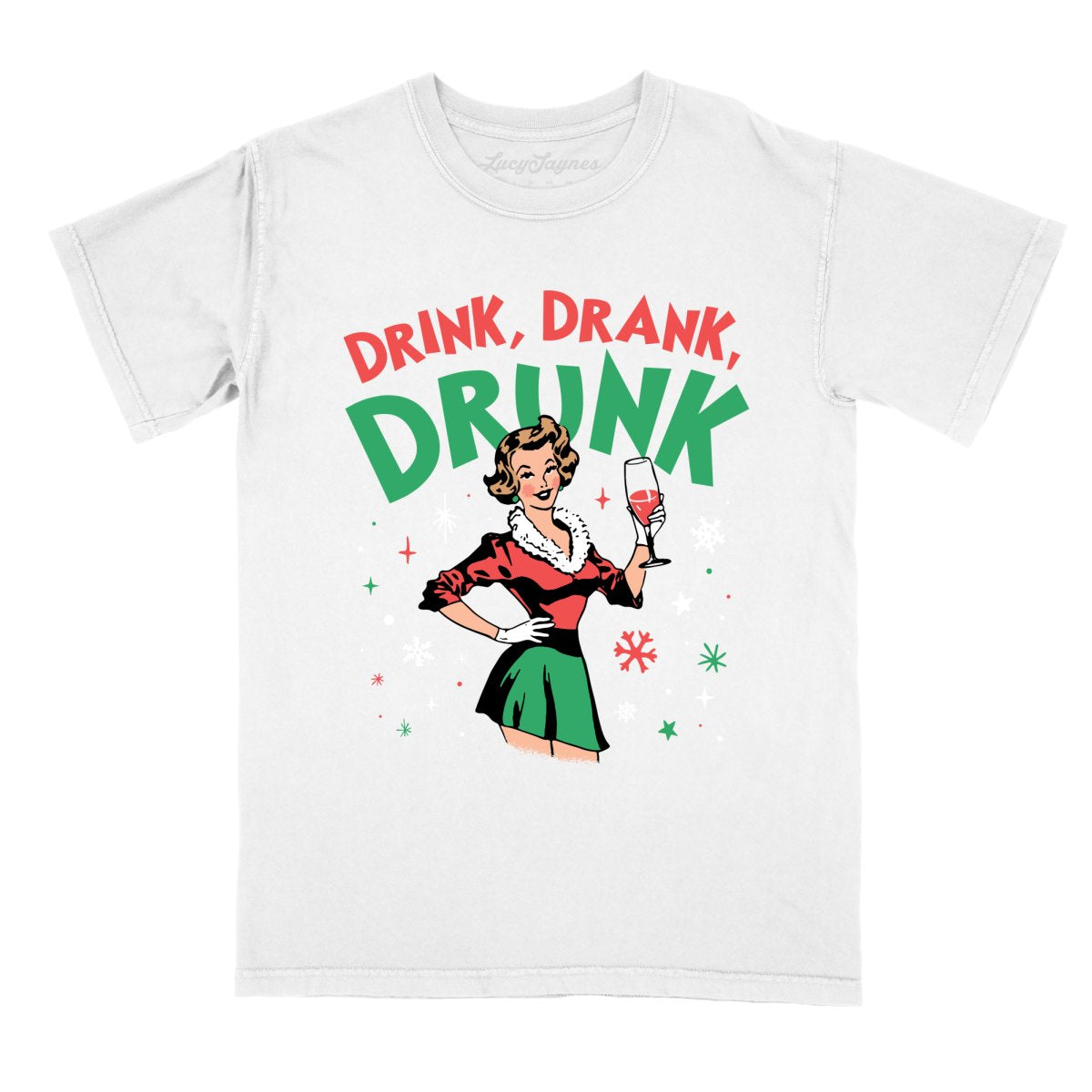 Drink Drank Drunk Comfort Colors Tee
