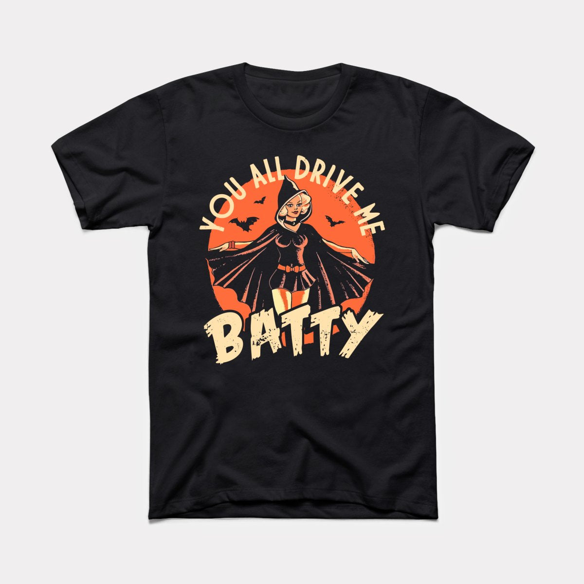 Drive Me Batty Adult Unisex Tee