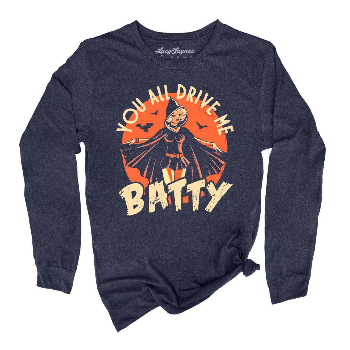 Drive Me Batty Long Sleeve Tee