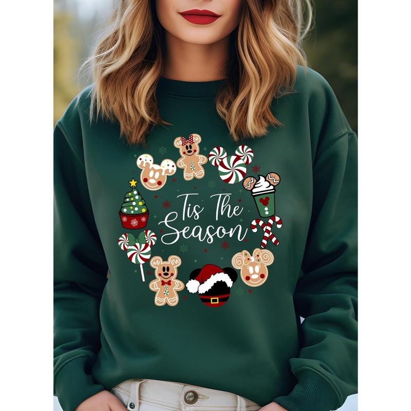 Christmas Tis The Season Sweatshirt Tshirt, Gingerbread Sweater, Ear Candy Christmas Shirt