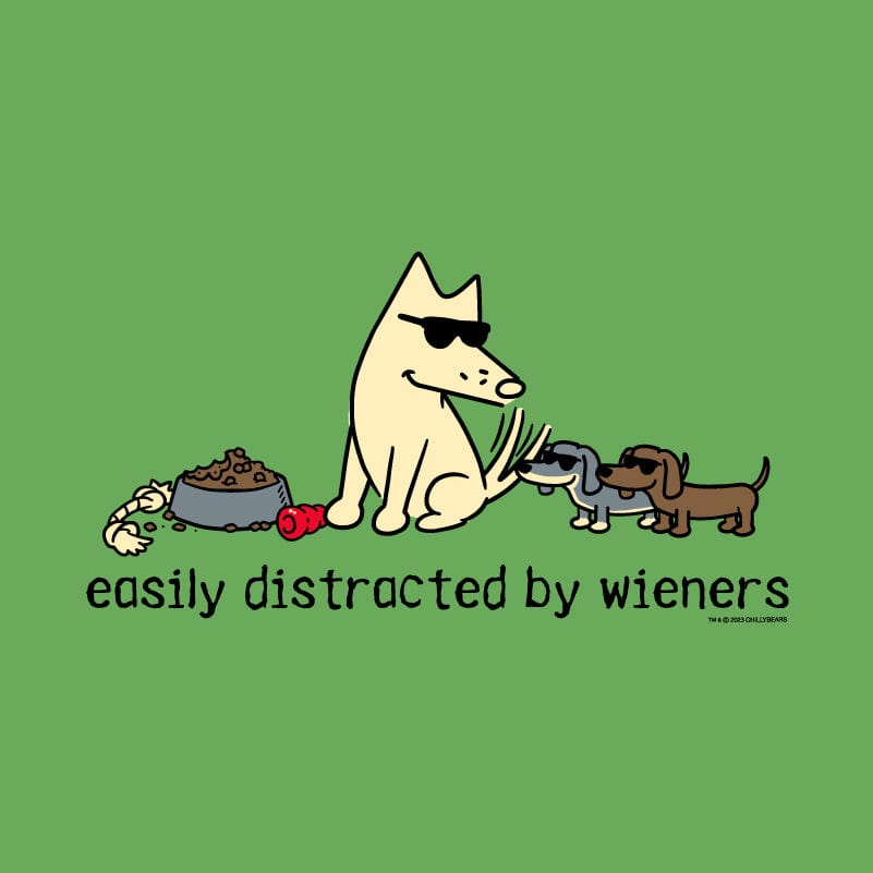Easily Distracted By Weiners - Lightweight Tee