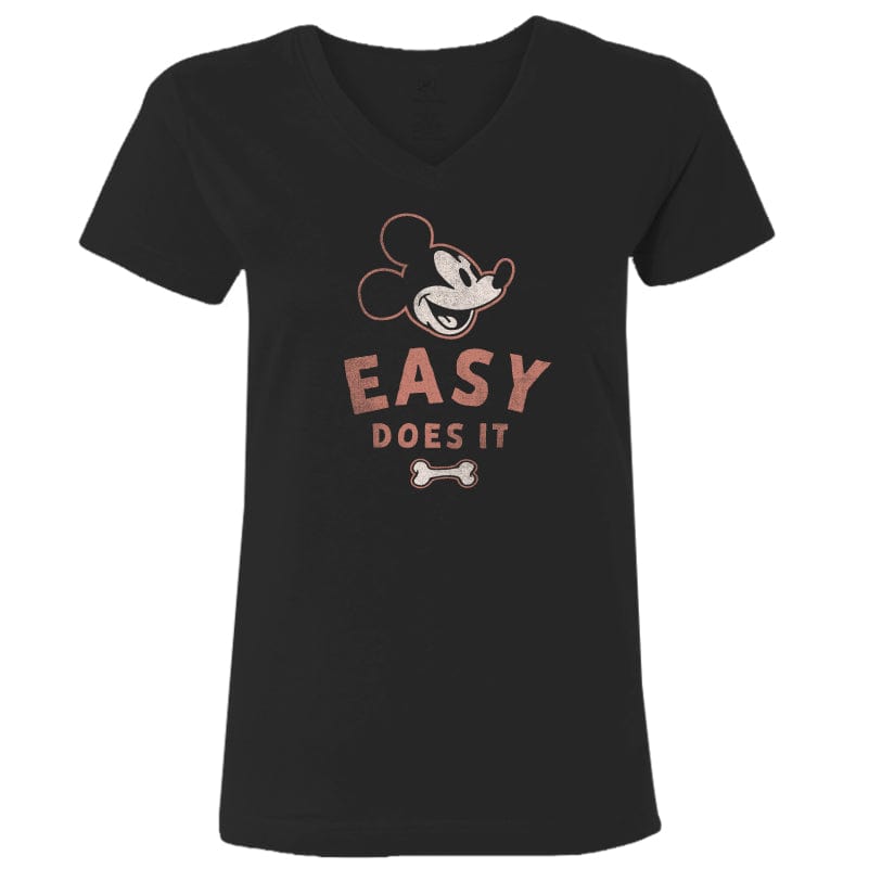 Easy Does It Willie - Ladies T-Shirt V-Neck
