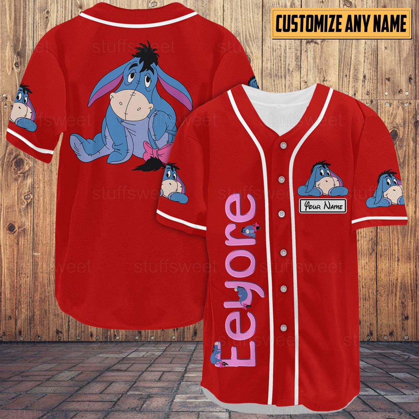 Eeyore Baseball Shirt - Winnie the Pooh Lover s Dream: Trendy Eeyore Shirt & Jersey - Bafud
