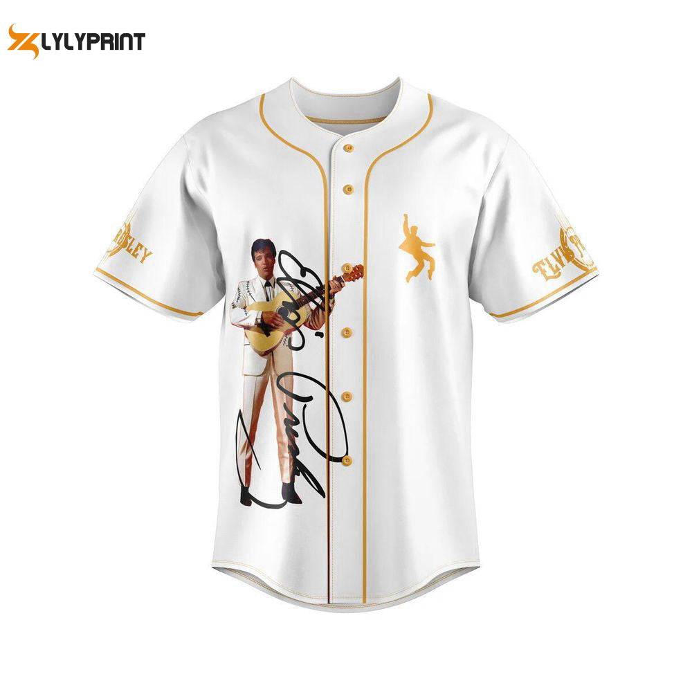 Elvis Presley Baseball Jersey, Elvis Presley Jersey Shirt - lylyprint.com