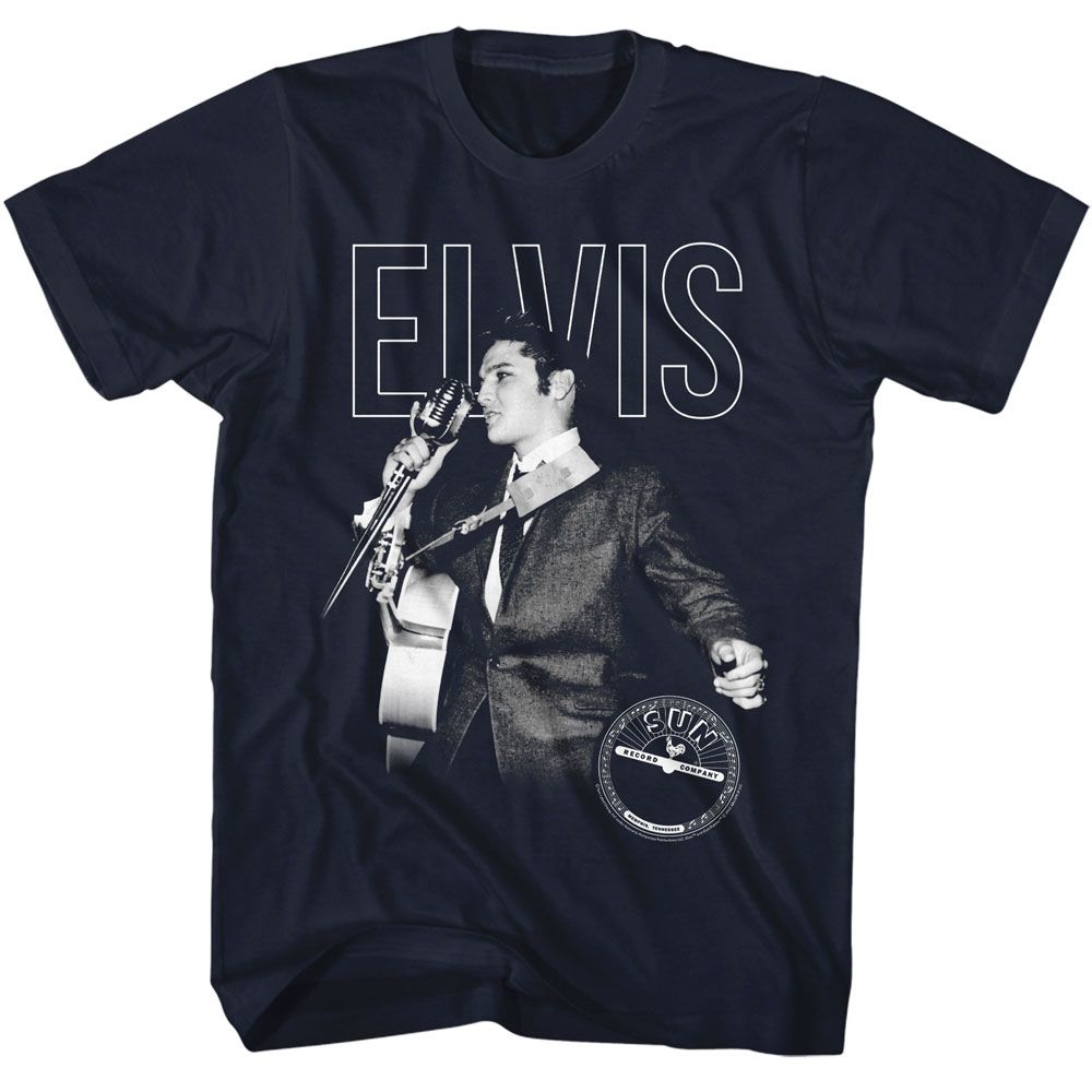 Elvis Presley - Elvis On The Mic T-Shirt