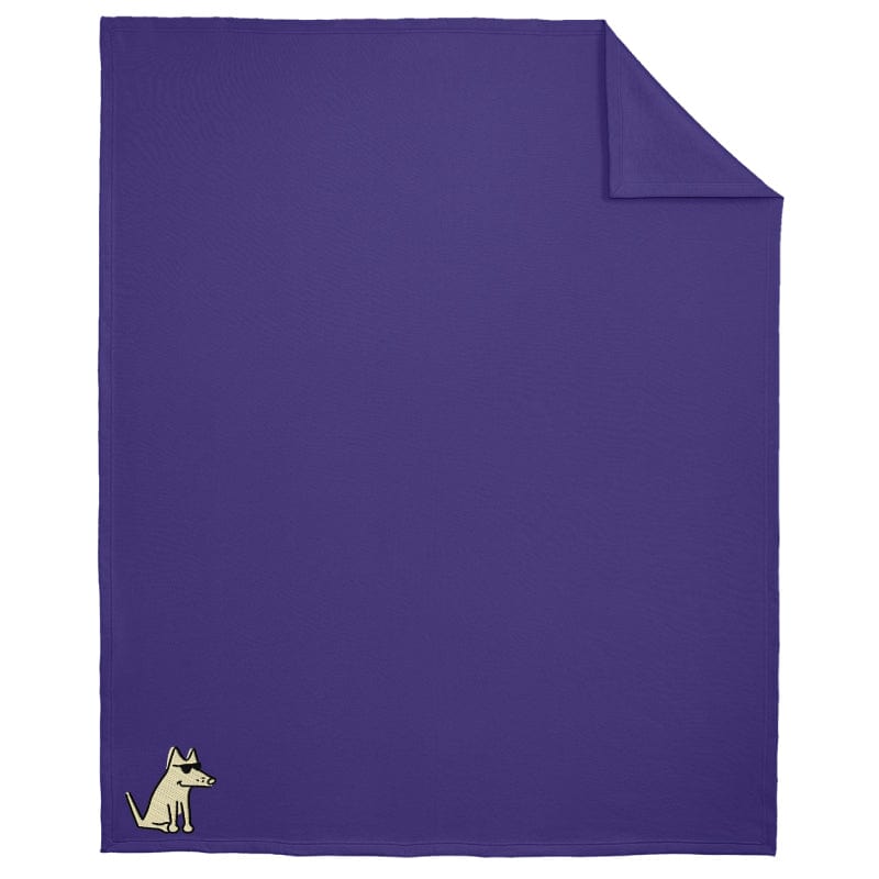 Teddy's Sweatshirt Blanket - Purple
