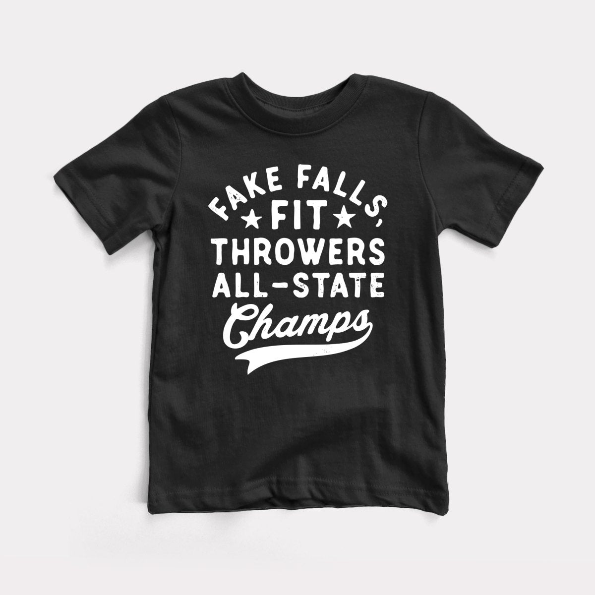 Fake Falls Fit Throwers - Baby Tee