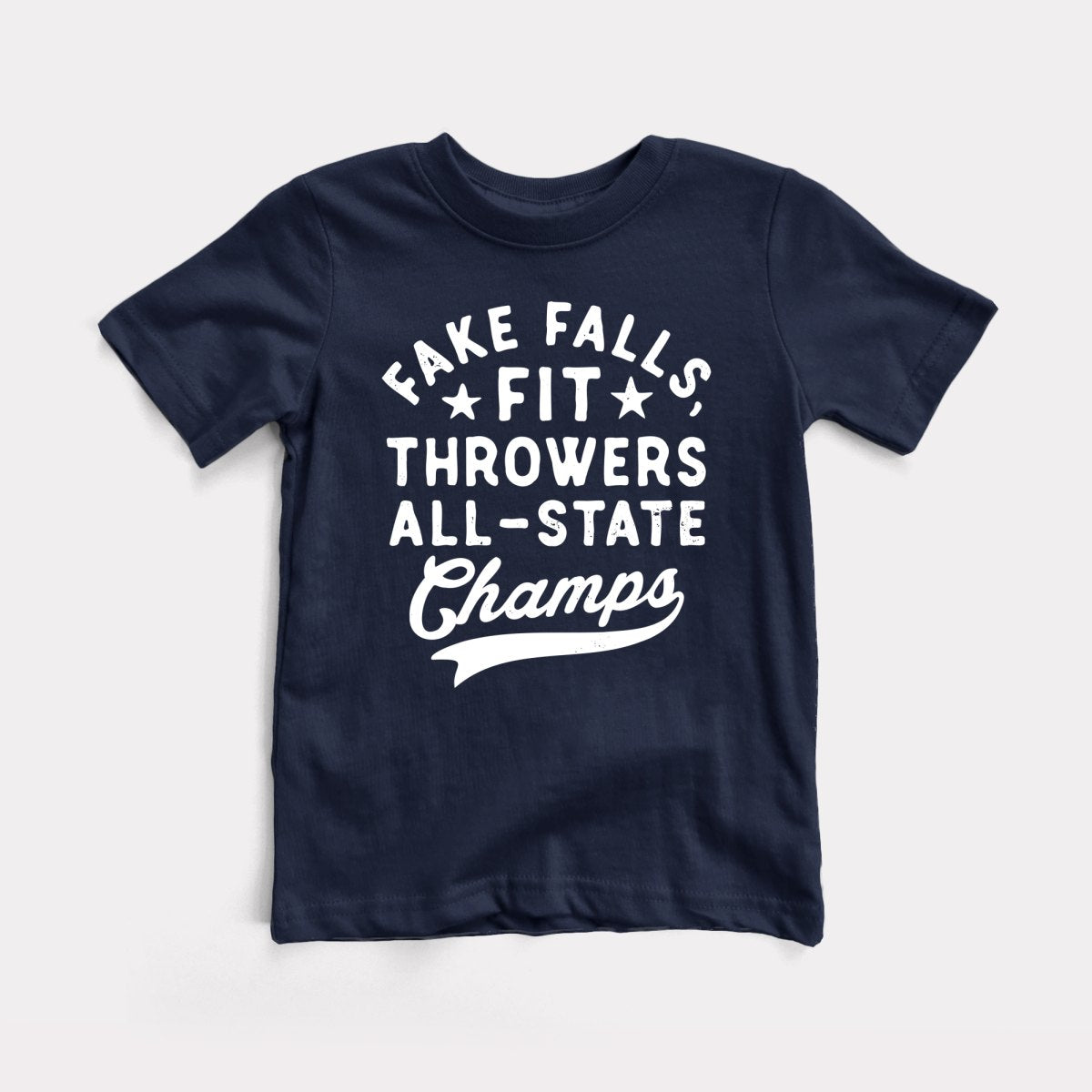 Fake Falls Fit Throwers - Baby Tee