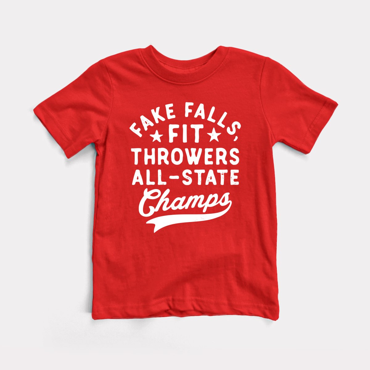 Fake Falls Fit Throwers - Baby Tee