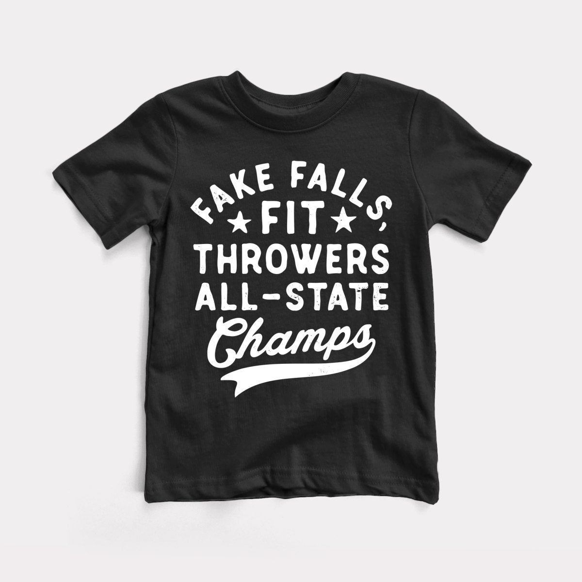 Fake Falls Fit Throwers Toddler Tee