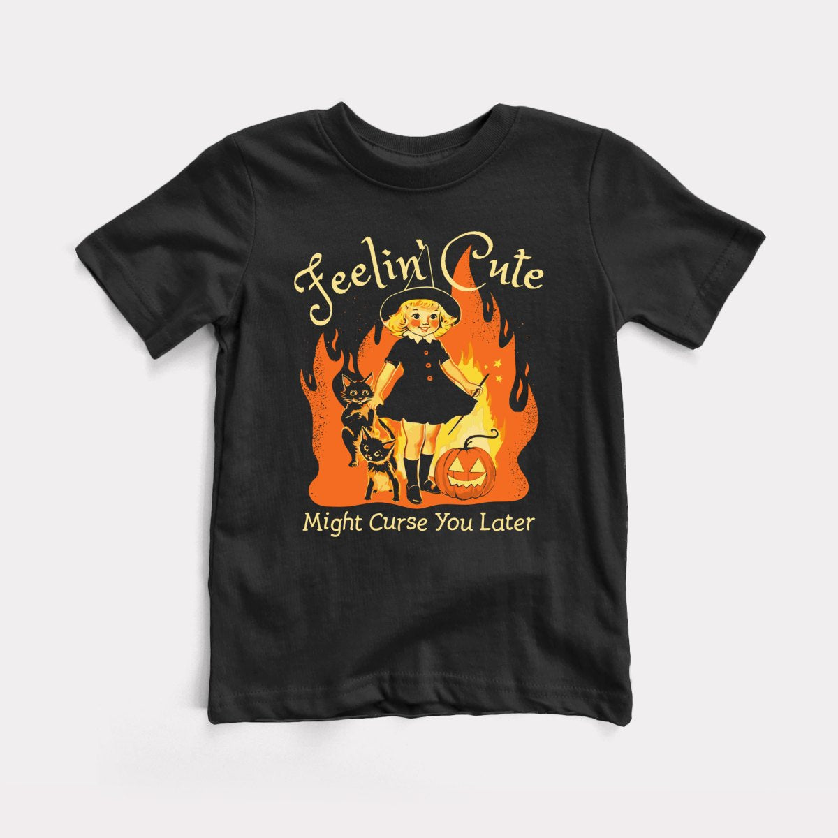 Feelin' Cute Might Curse You Later - Baby Tee