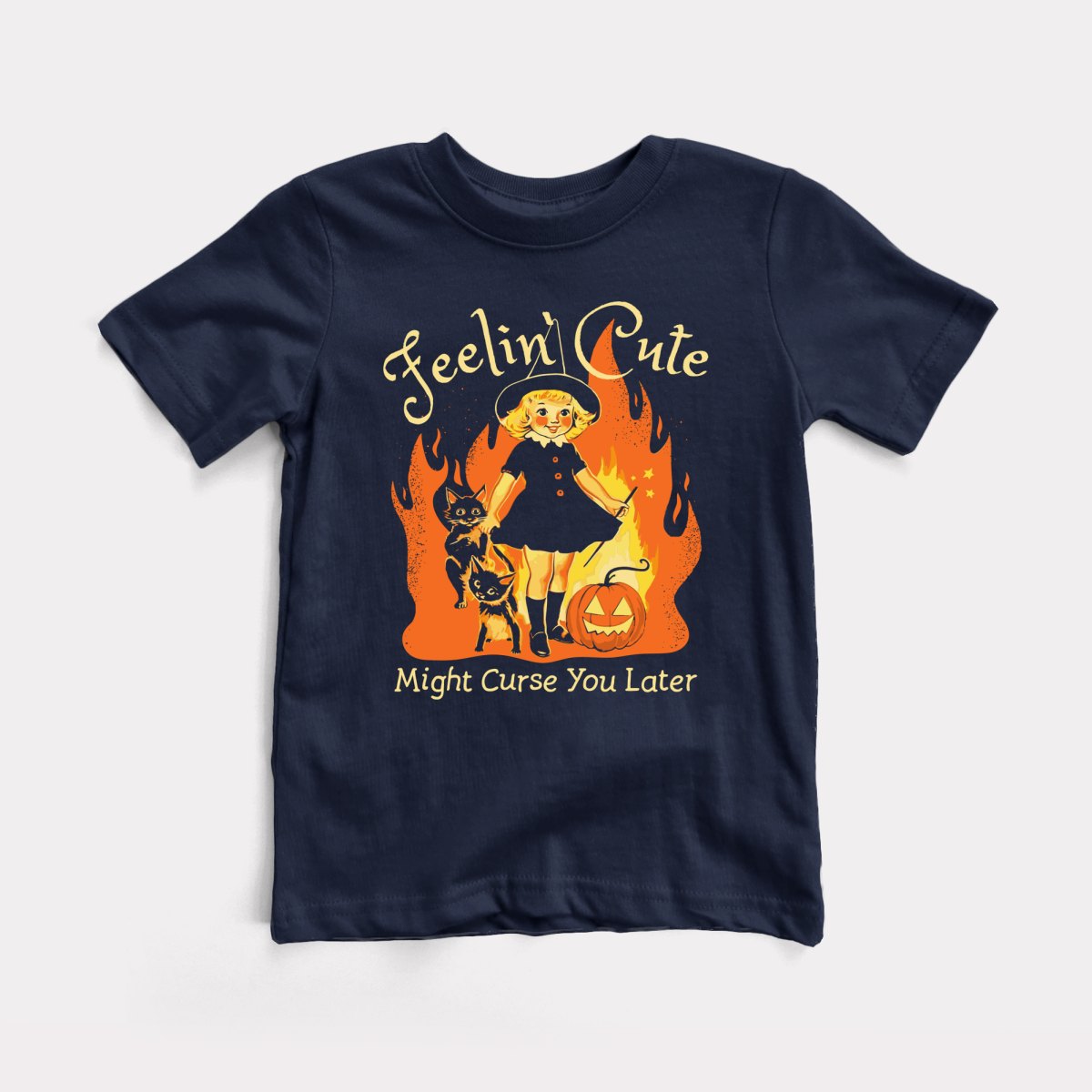Feelin' Cute Might Curse You Later - Baby Tee