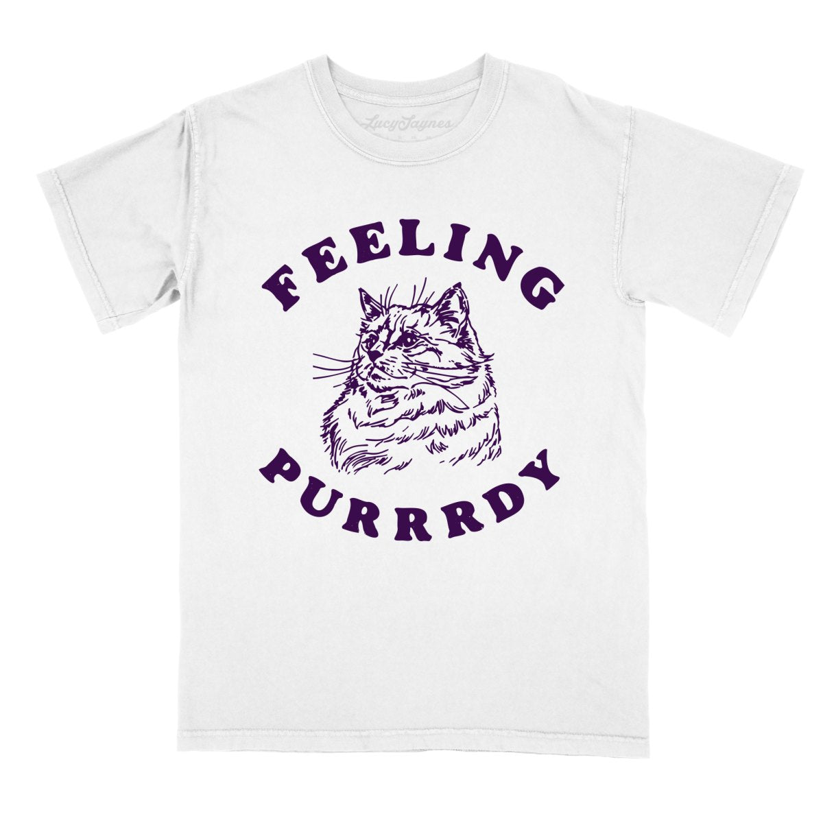 Feeling Purrrdy Comfort Colors Tee