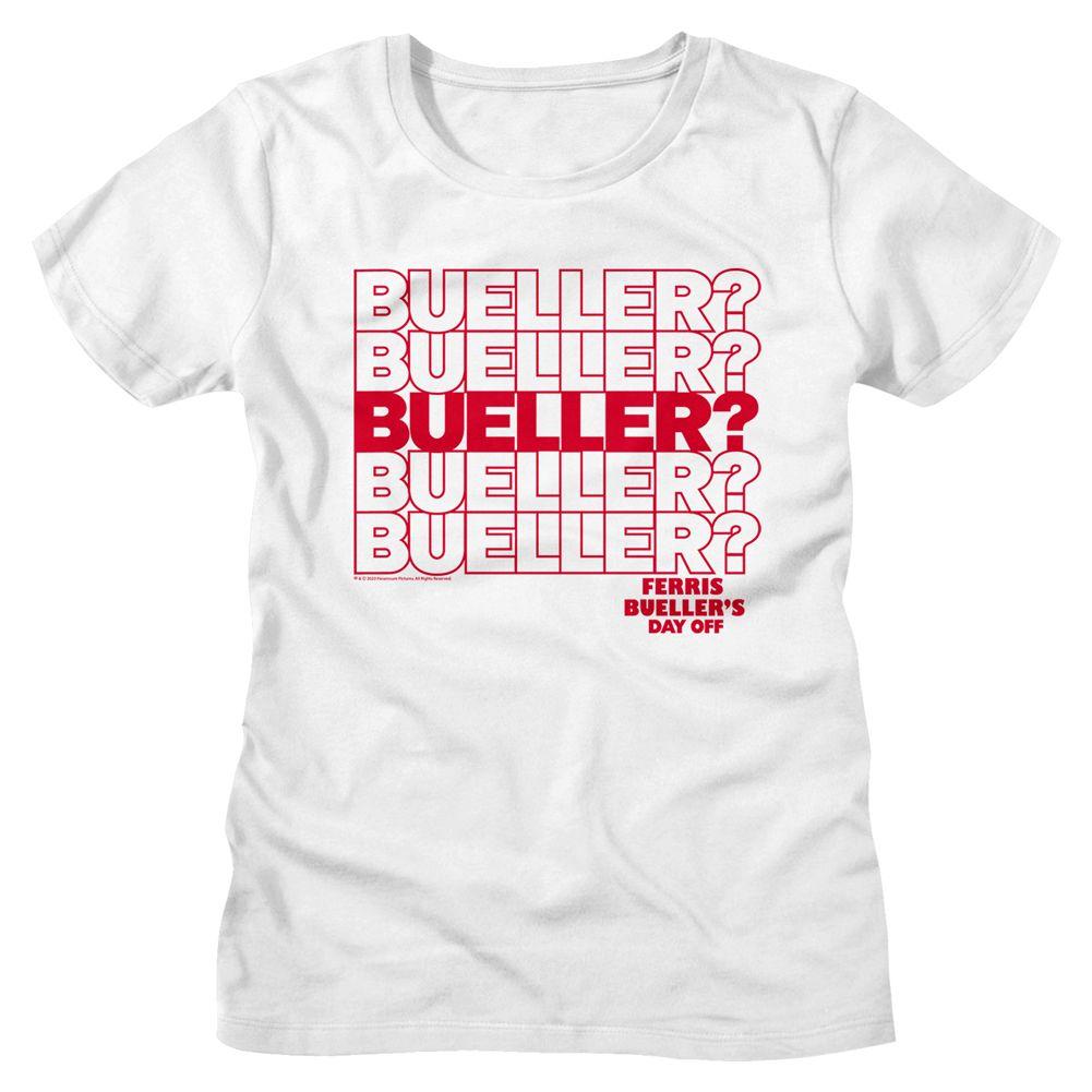 Ferris Bueller's Day Off Beuller Repeat Womens T-Shirt