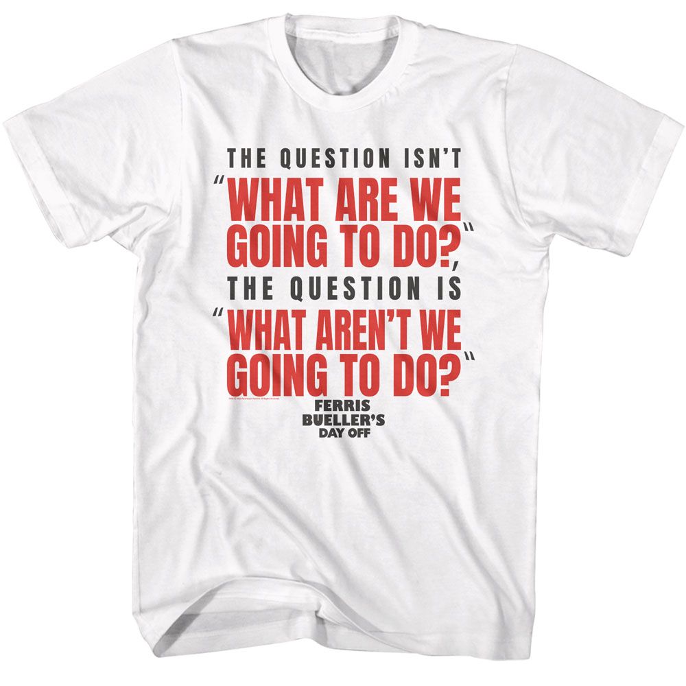 Ferris Bueller's Day Off - FBDO What Are Going To Do Boyfriend Tee