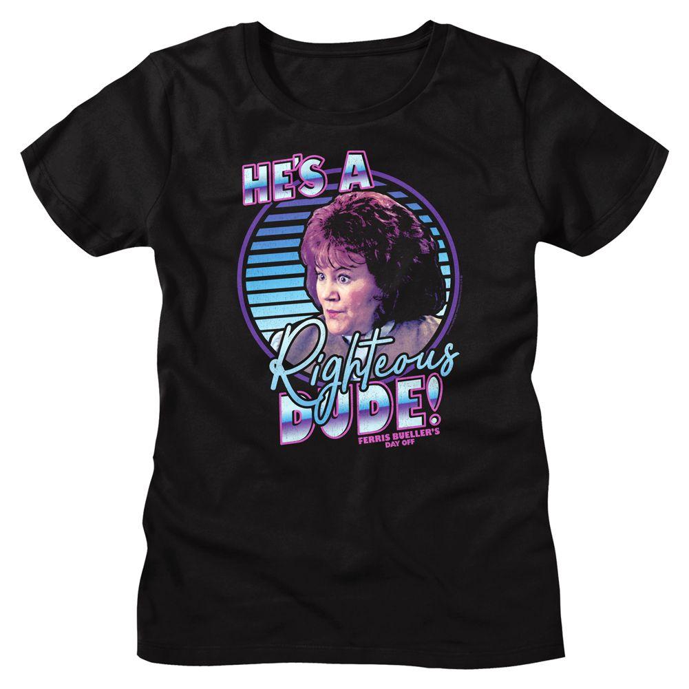 Ferris Bueller's Day Off Righteous Womens T-Shirt