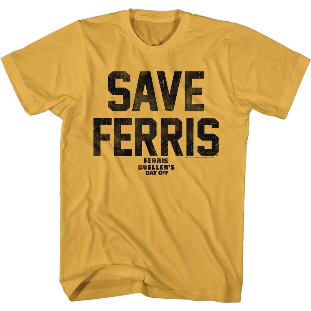 Ferris Bueller's Day Off Save Ferris Again Boyfriend Tee