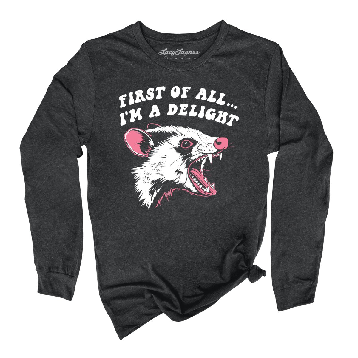 First Of All I'm A Delight Long Sleeve Tee