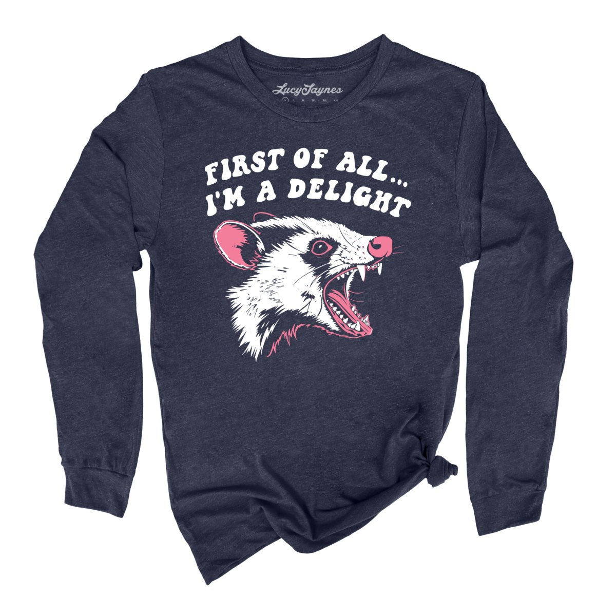 First Of All I'm A Delight Long Sleeve Tee