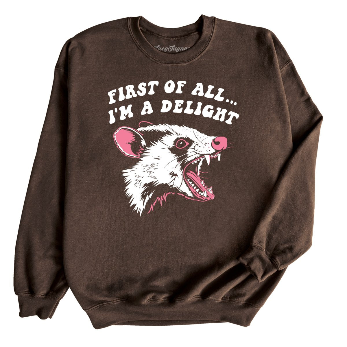 First Of All I'm A Delight Sweatshirt