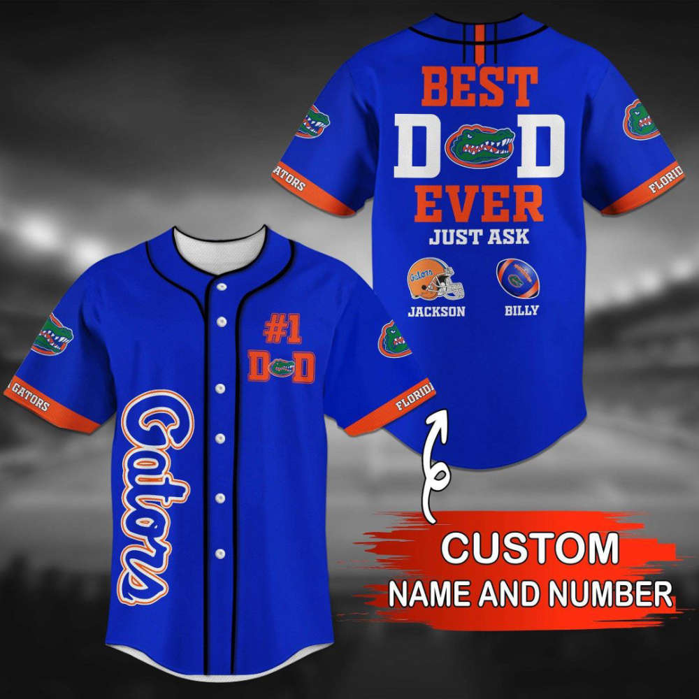 Custom Florida Gators Baseball Jersey - Personalized Authentic Design - lylyprint.com