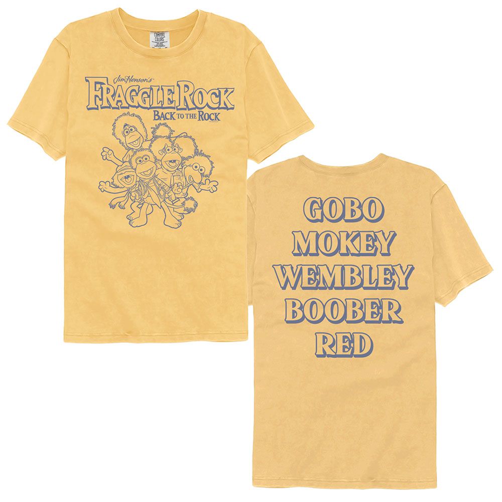 Fraggle Rock Names On Back Comfort Colors T-Shirt